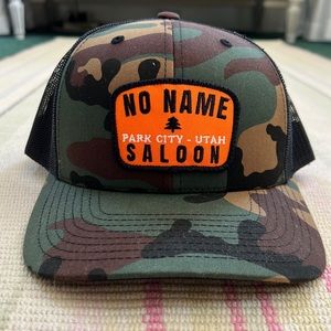 Adjustable camo trucker hat